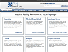 Tablet Screenshot of hospitals.fsnhospitals.com